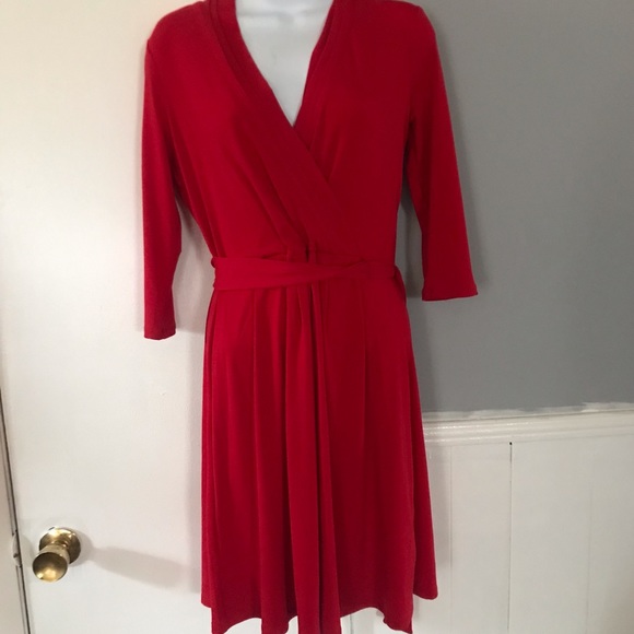 NWT LIZ CLAIBORNE RED DRESS - Picture 2 of 4